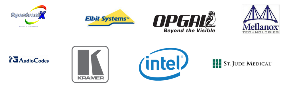 Intel, HP, Mellanox, Opgal, Flextronic, Elbit, Kramer