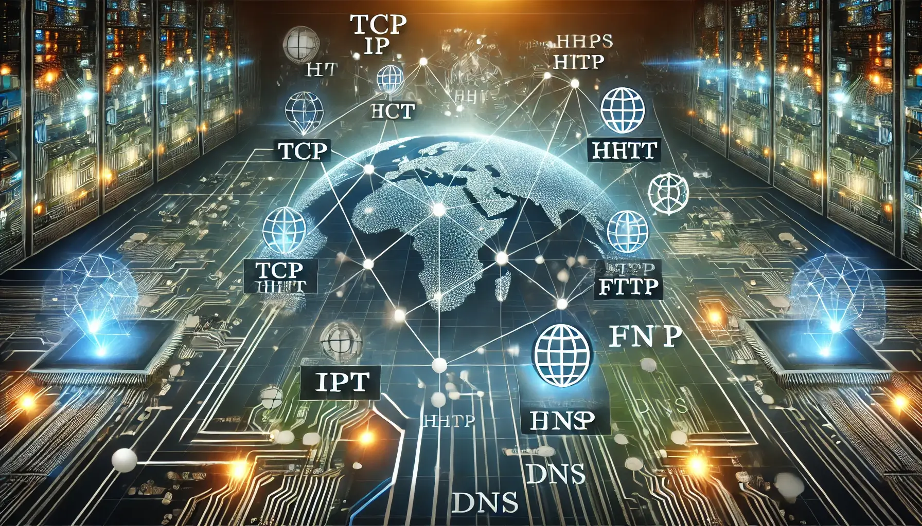 image-illustrating-networking-protocols.-The-design-includes-interconnected-nodes-and-servers-with-labeled-line