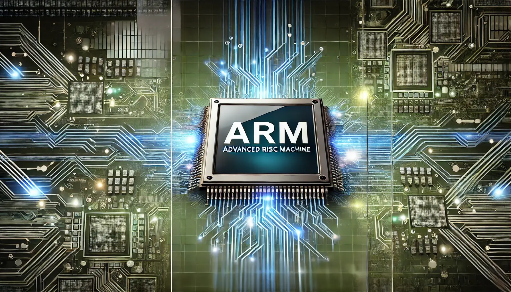 A-professional-and-futuristic-cover-image-illustrating-the-concept-of-ARM-Advanced-RISC-Machine