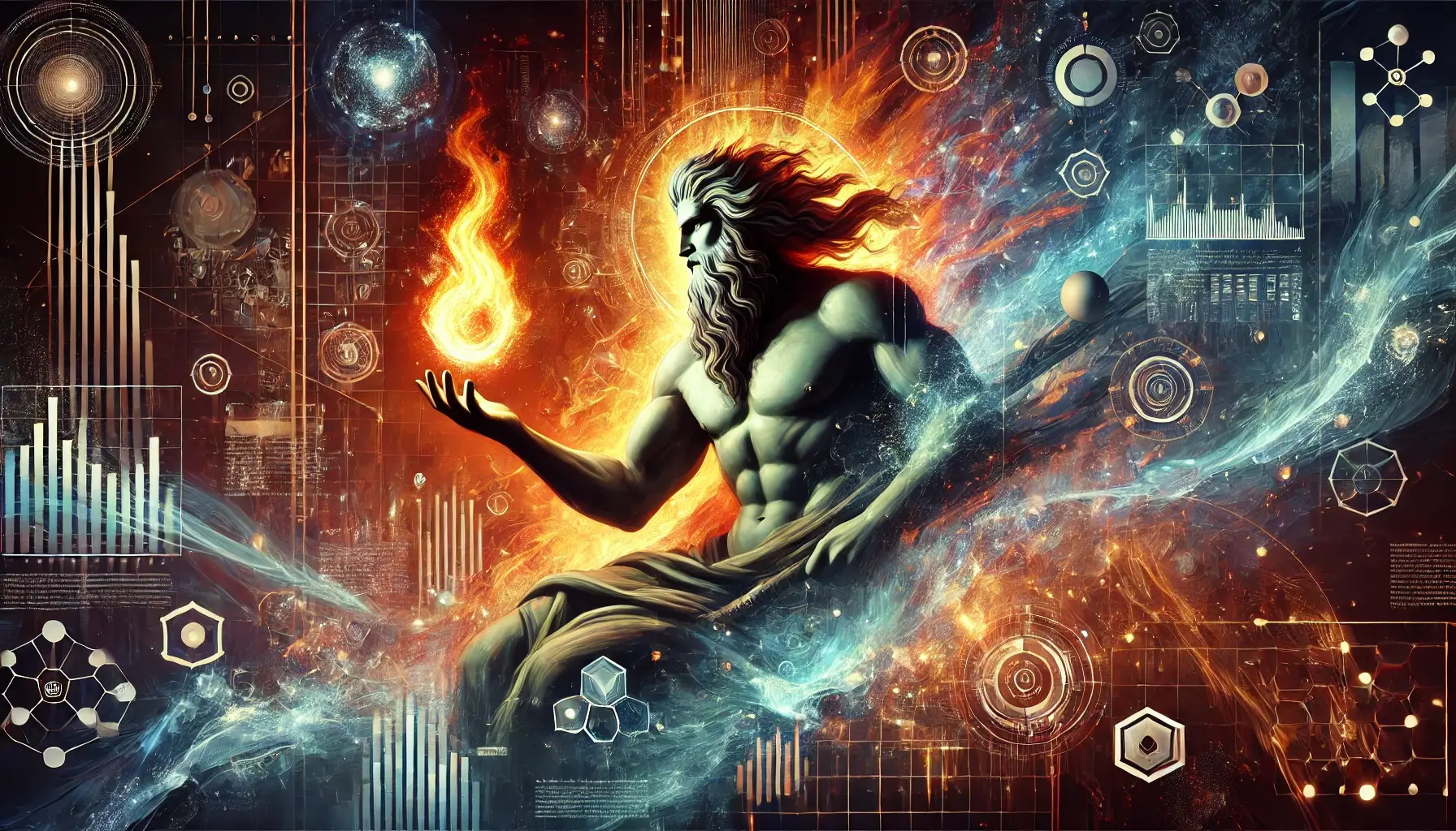 A-mythical-representation-of-Prometheus-as-a-powerful-and-wise-creature-inspired-by-Greek-mythology.-The-creature-is-depicted-as-a-titan-like-figure