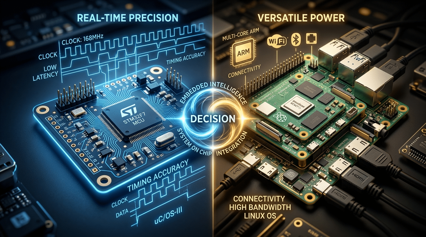 RTOS לעומת Embedded Linux — מתי לבחור מה?